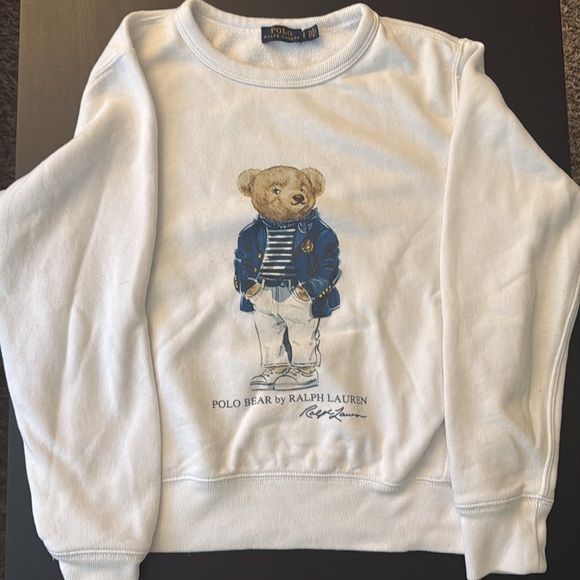 Polo Bear Ralph Lauren Fleece Sweatshirt - Picture 2 of 2